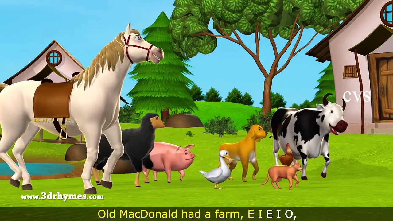 Old MacDonald Had A Farm - Nursery Rhyme