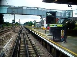 London Underground District Line - Upminster to Aldgate East. Cab Ride.