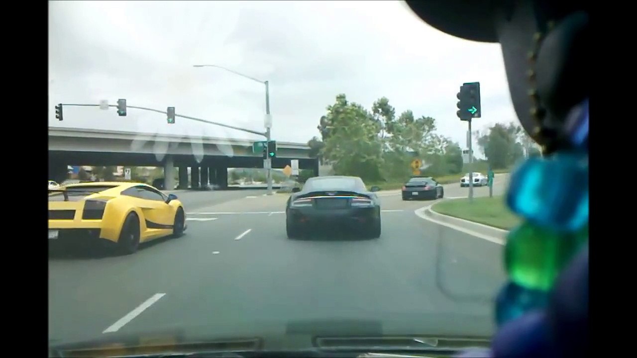Honda Accord VS Lamborghini Murcielago  EXOTIC CARs RACING, TOUGE FUN!!