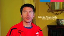 Atleta paralímpico Cristián Valenzuela: el nuevo embajador de 