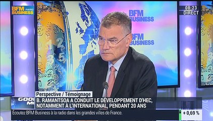 "L'HEC a fait cette mue pour être aujourd'hui reconnue comme une Research Institution":  Bernard Ramanantsoa - 15/07