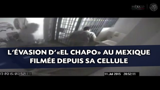 L'évasion d'«El Chapo» au Mexique filmée par une caméra
