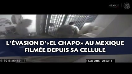 L'évasion d'«El Chapo» au Mexique filmée par une caméra