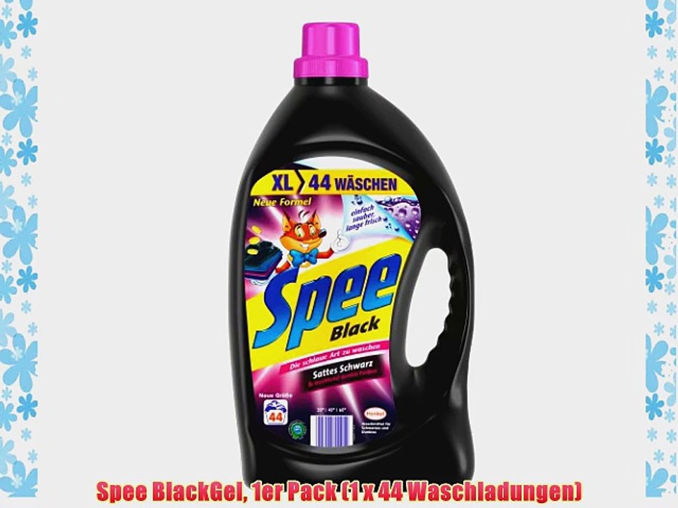 Spee BlackGel 1er Pack (1 x 44 Waschladungen)