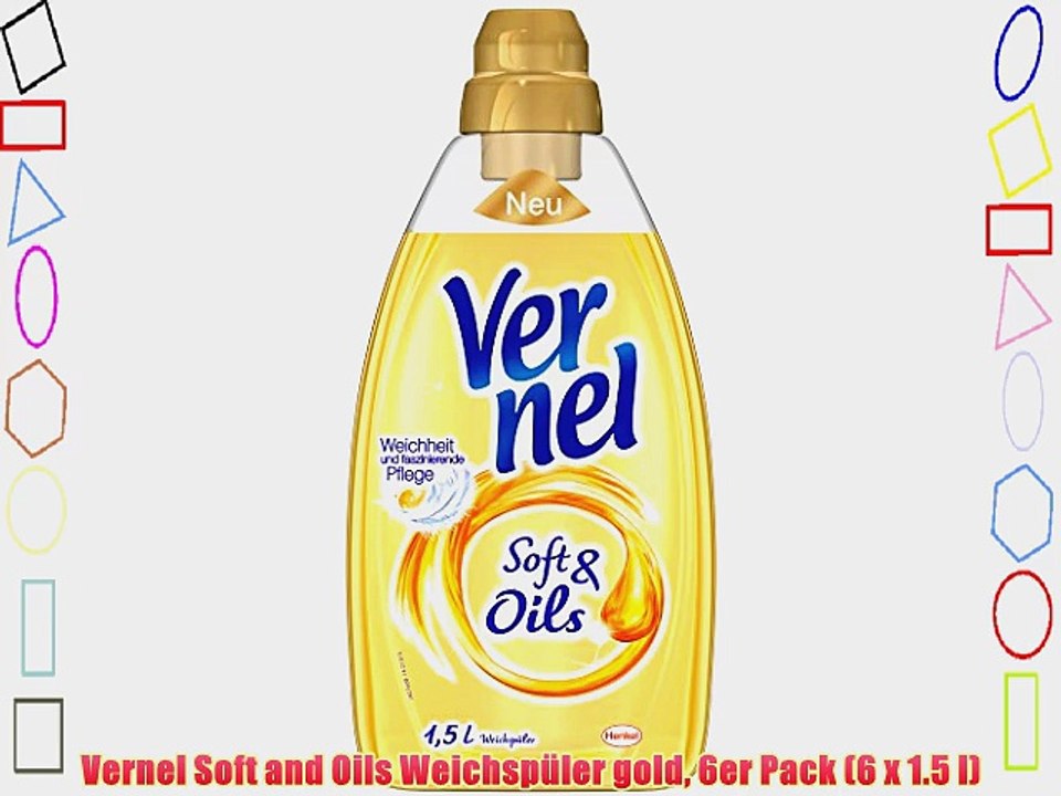 Vernel Soft and Oils Weichsp?ler gold 6er Pack (6 x 1.5 l)
