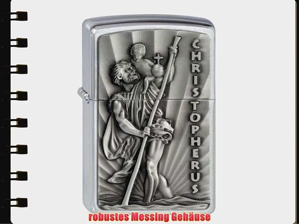 Zippo 2001978 Feuerzeug 200 Patron Saint Christopher