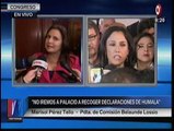 Marisol Pérez Tello considera “injustos” agravios de Nadine Heredia