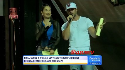 HD DA ¡Buena química! Ninel Conde (@Ninelconde) y William Levy (@willylevy29) ya están ensayando para #PJ2015