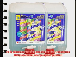 2 x 5L Mikrofaser (f?r 500 Waschladungen) (reduziertes Allergiepotential allergologisch getestet)