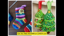 crochet christmas tree decorations easy crochet christmas stocking crochet christmas wreaths