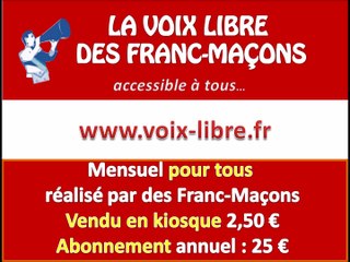 Magazine Franc-Maçonnerie abonnement Lille