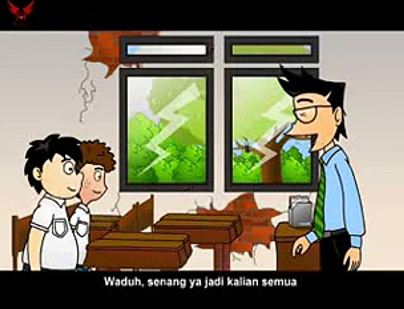 Kartun Indonesia Tentang Antonim Lucu Banget Video Dailymotion