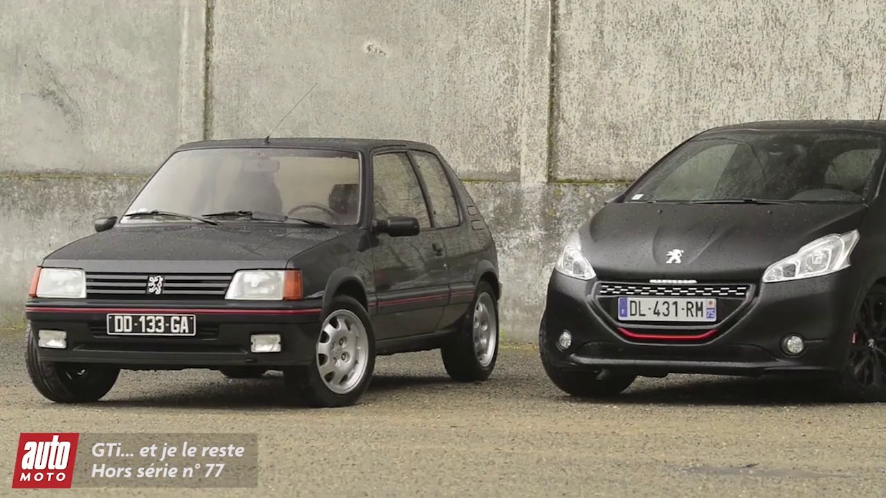 Peugeot 205 GTi vs Peugeot 208 GTi 30th : comparatif - Essai AutoMoto 2015