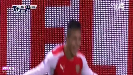 هدف أليكسيس سانشيز " أرسنال 1 - 0 ساوثهامبتون [3/12/2014] عيسى الحربين [HD720p]