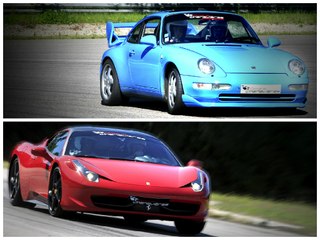 Chenevières : à 220 km/h au volant d’une Porsche et d'une Ferrari