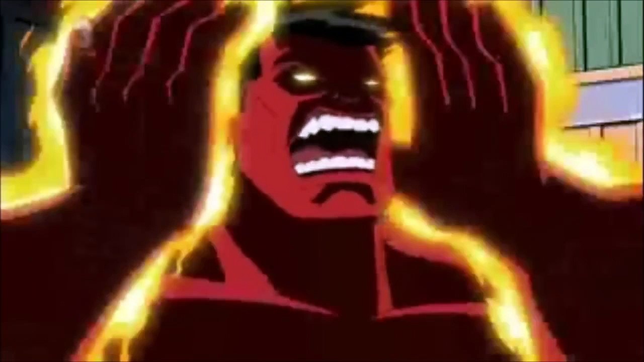 Red Hulk vs The Avengers-Amv