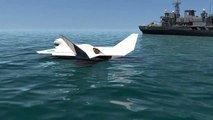 Animatie cu primul avion supersonic romanesc: Sursa video ARCA