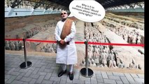 Indian PM Narendra Modi Visit to China Funny Pictures