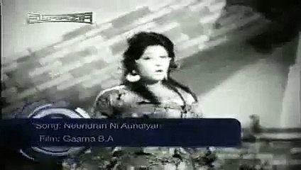 NOOR JAHAN , PAKISTANI OLD PUNJABI SONG , MUMTAZ   B & W