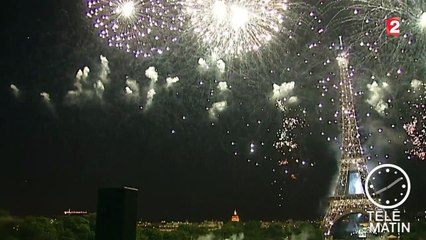 14-Juillet : un feu d'artifice grandiose à Paris