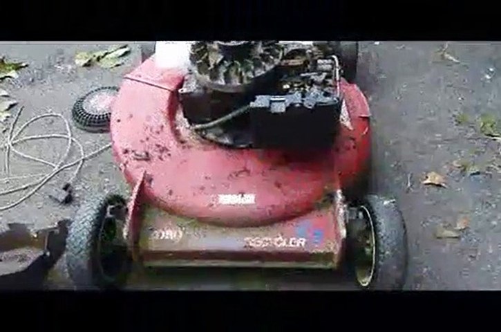 How to replace pull cord on Toro Recycler Lawn Mower model