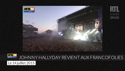 Johnny Hallyday, le bouquet final des Francofolies