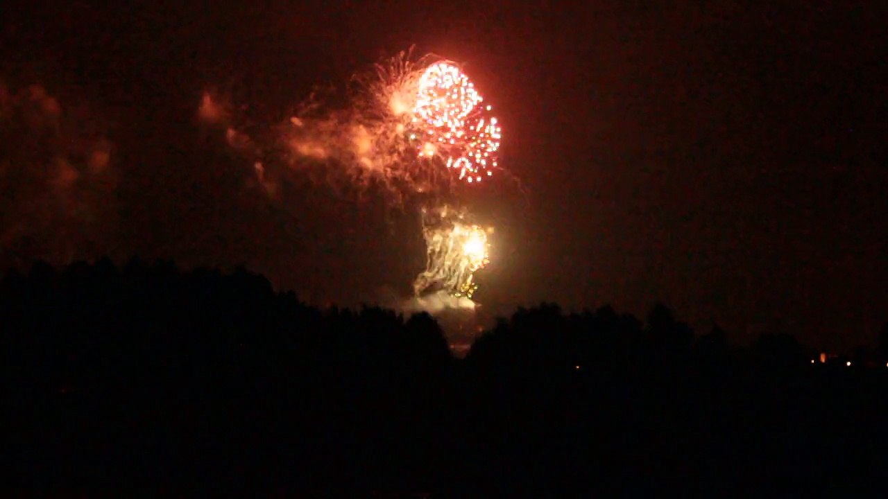 Feu d'artifice du 14 juillet 2015 à Béthune
