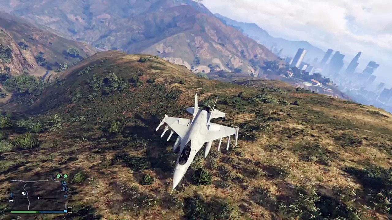 Grand Theft Auto V Jet flip