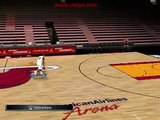 Dwyane Wade - Slam DUNKS practice freestyle NBA 2k11 PC GamePlay