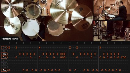 Iron Man - Black Sabbath (aula de bateria)