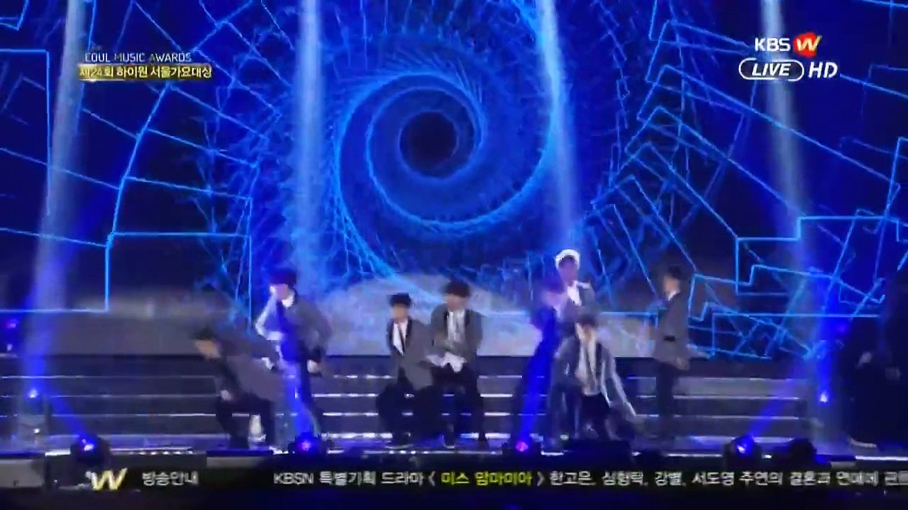 150122 EXO  Overdose  + Lucky  @ 24th Seoul Music Awards 1080p