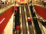 Target Shopping Cart Escalator in Chicago, Illinois