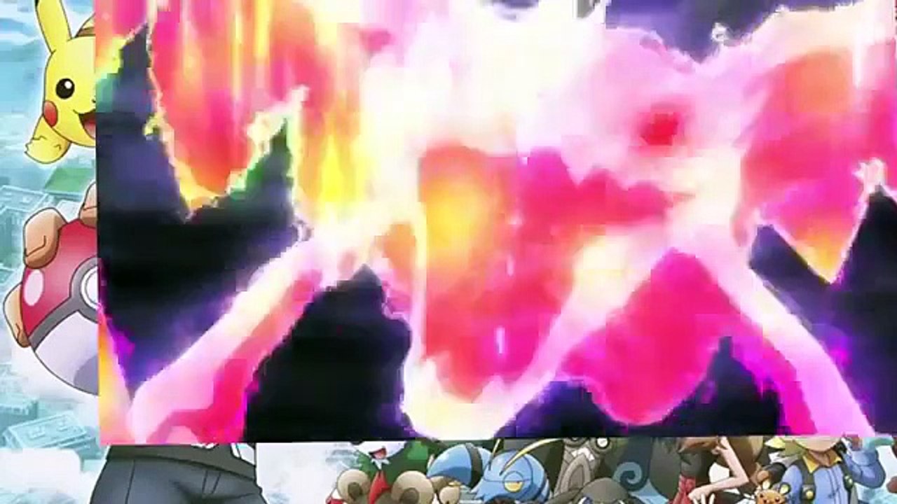 Mega charizard & Mega Metagross VS Primal Groudon & Primal Kyogre Pokemon XY:Mega Evolution act 3