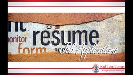 Job Application Writing by Red Tape Busters