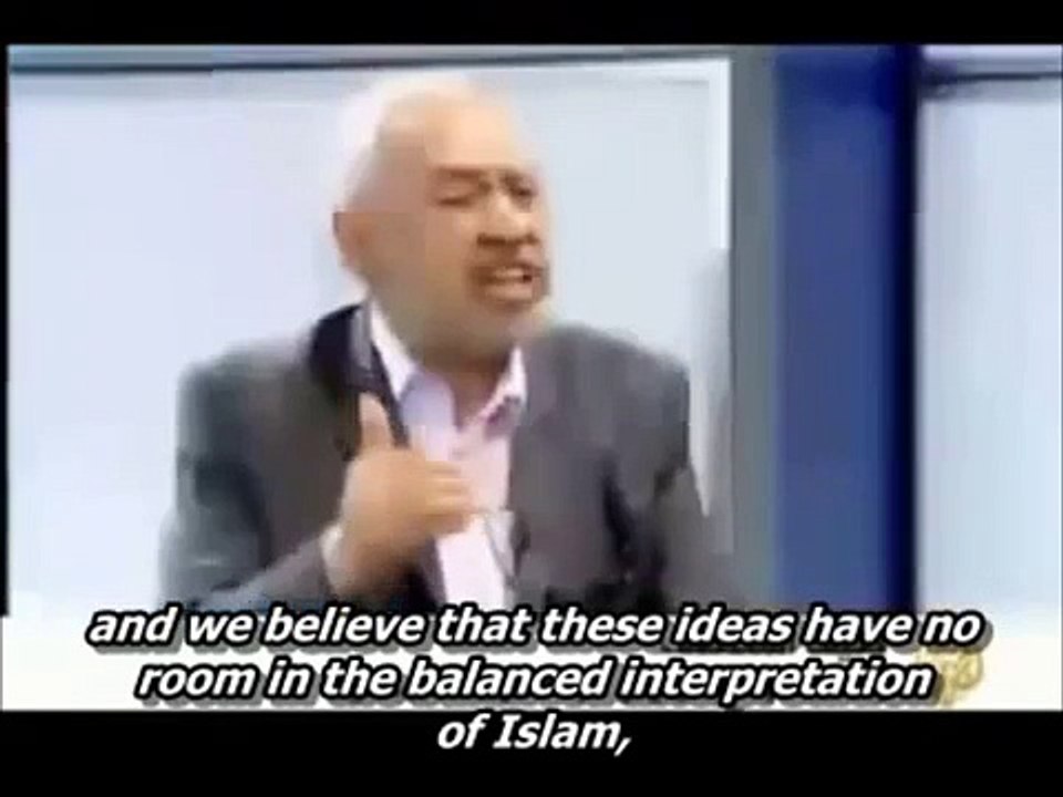 Rached Ghannouchi from Ennahda slams Hizb ut-Tahrir and call them "suspicious" [English subtitles]