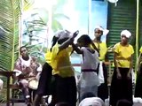 Garifuna youth dancing group in Festival Garifuna, Nicaragua