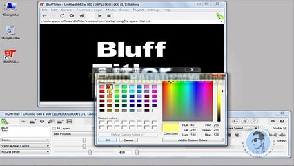 Blufftitler urdu tutorials lesson 2 -By News Zone