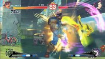 Super Street Fighter IV Juri v thawk gameplay video game trailer New Characters  Ultra Combos