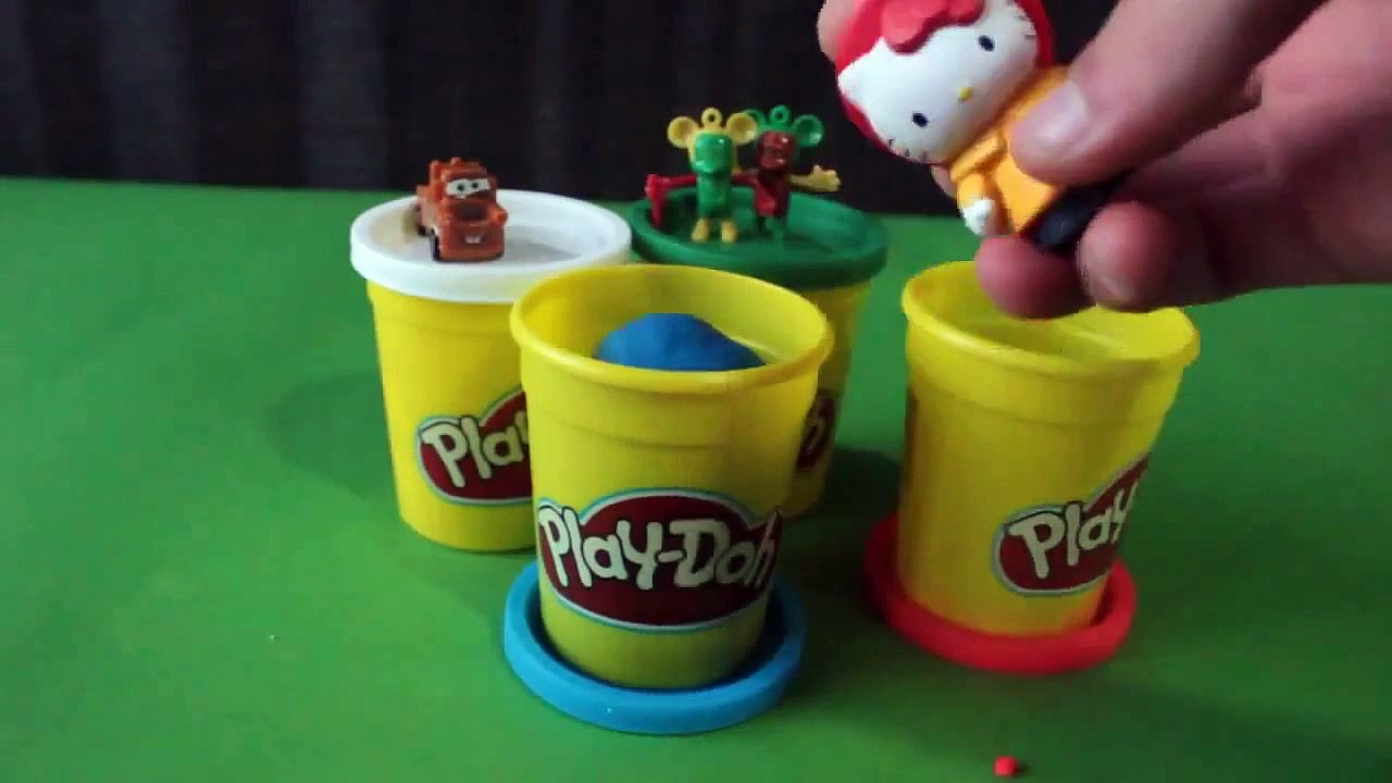 Surprise Eggs Kinder Surprise Disney Pixar Cars Mickey Mouse Play Doh HELLO KITTY My Littl