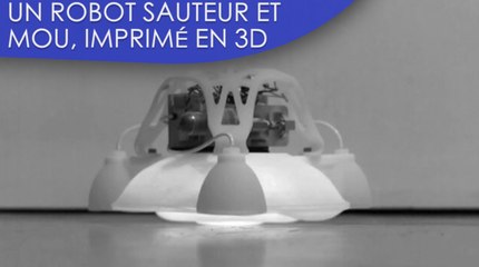 Un étonnant robot sauteur à la fois mou et solide
