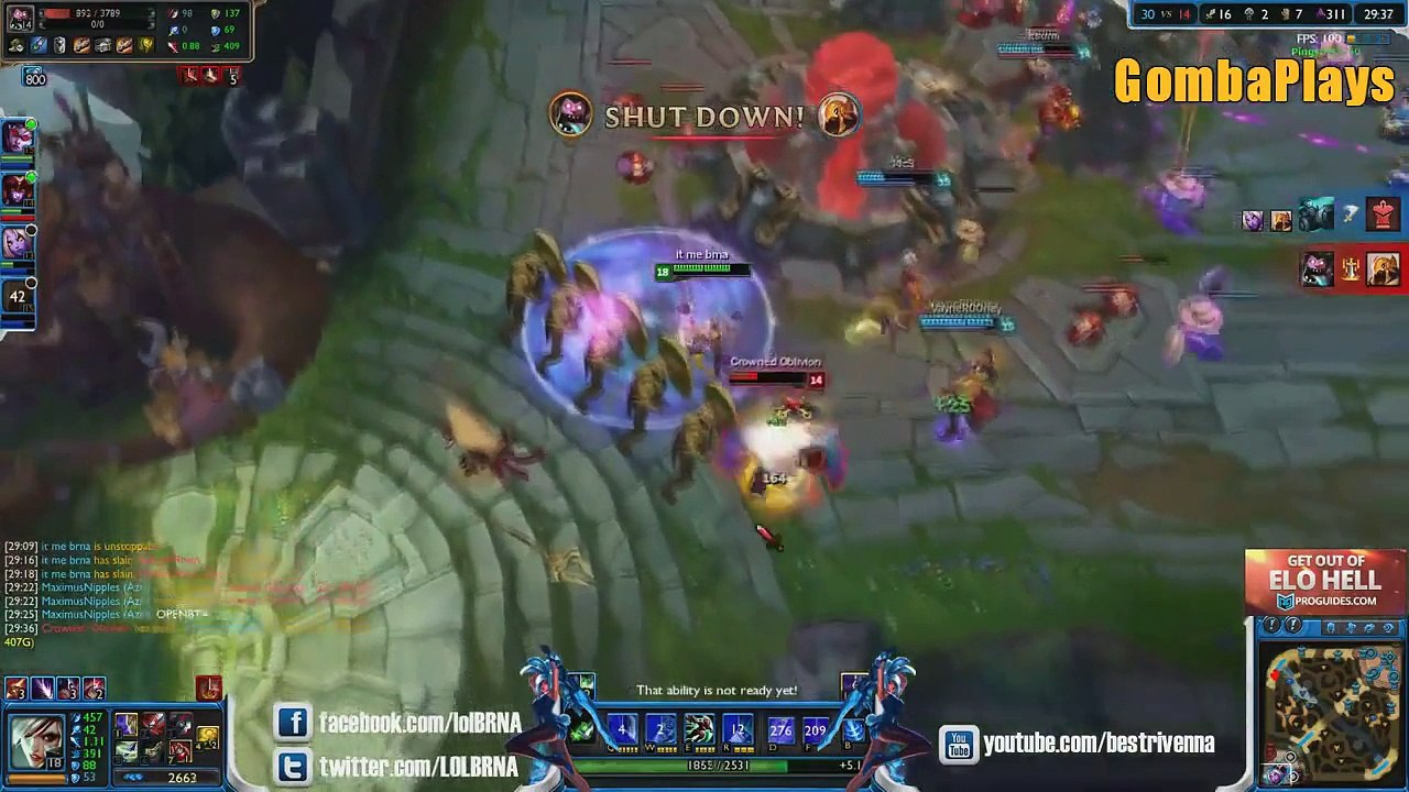 Riven Pentakill Montage - Best Outplays & Pentakills 2015 - LoL highlight