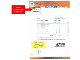 Facture - informations et traçabilité