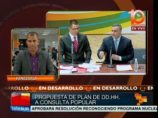 Venezuela: inicia consulta popular sobre Plan de Derechos Humanos