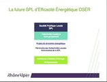 OSER: société publique locale pour l'efficacité énergétique en Rhône-Alpes