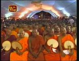 Pirith chanted with 2500 Maha Sangha (Buddhist Monks)