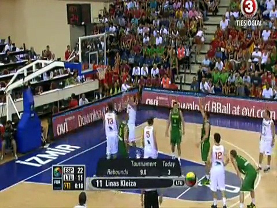 Fiba pasaulio čempionatas Lietuva-Ispanija 2010 2 dalis