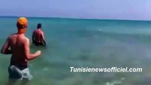 شاطئ المعمورة : خروج قرش يفاجئ السباحين