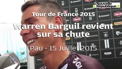 Warren Barguil revient sur sa chute