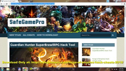 Guardian Hunter Super Brawl RPG Cheats Or Triche