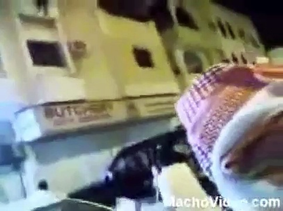 Man throws wife from building